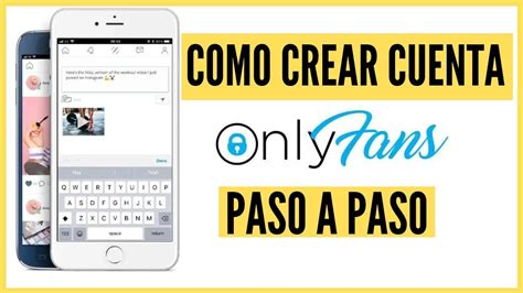 como crear una cuenta de onlyfans|Crear y verificar cuenta de OnlyFans